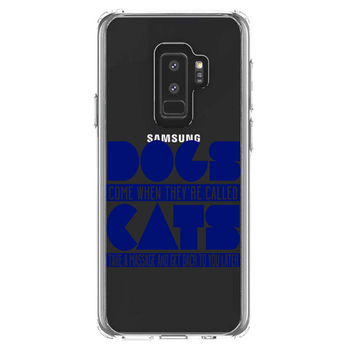 Dogs Come When Called, Cats Later Clear Shockproof iPhone Case, view 20