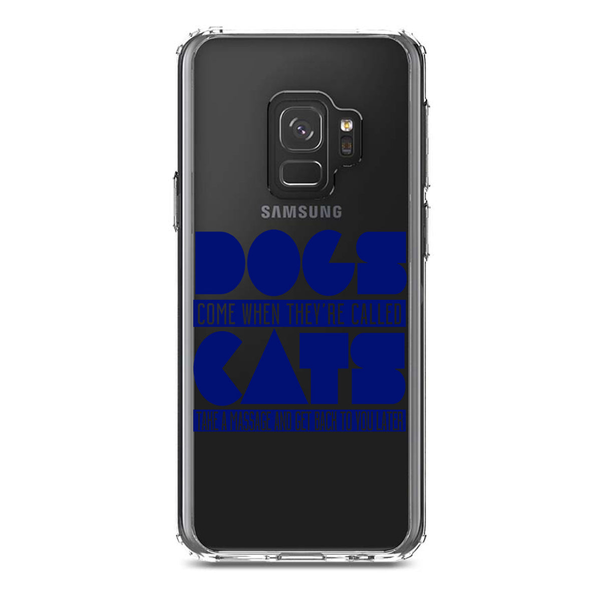 Dogs Come When Called, Cats Later Clear Shockproof iPhone Case, view 19