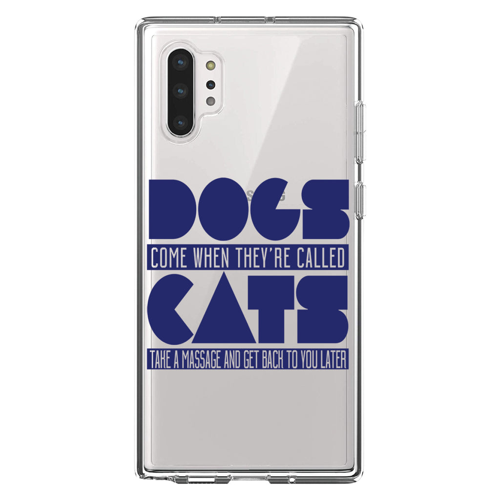 Dogs Come When Called, Cats Later Clear Shockproof iPhone Case, view 10