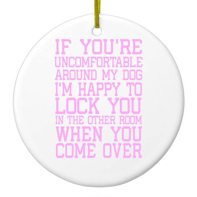 Lock you in Other Room Ceramic Ornament