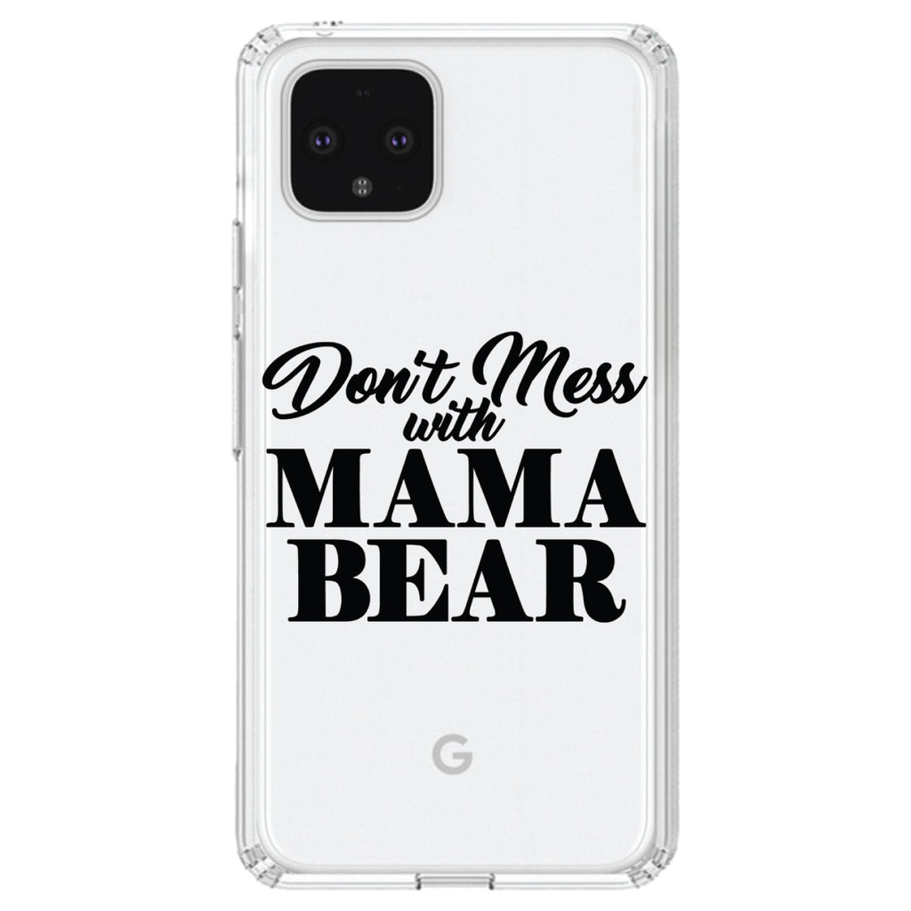 Don't Mess with MAMA BEAR Clear Shockproof iPhone Case, view 23