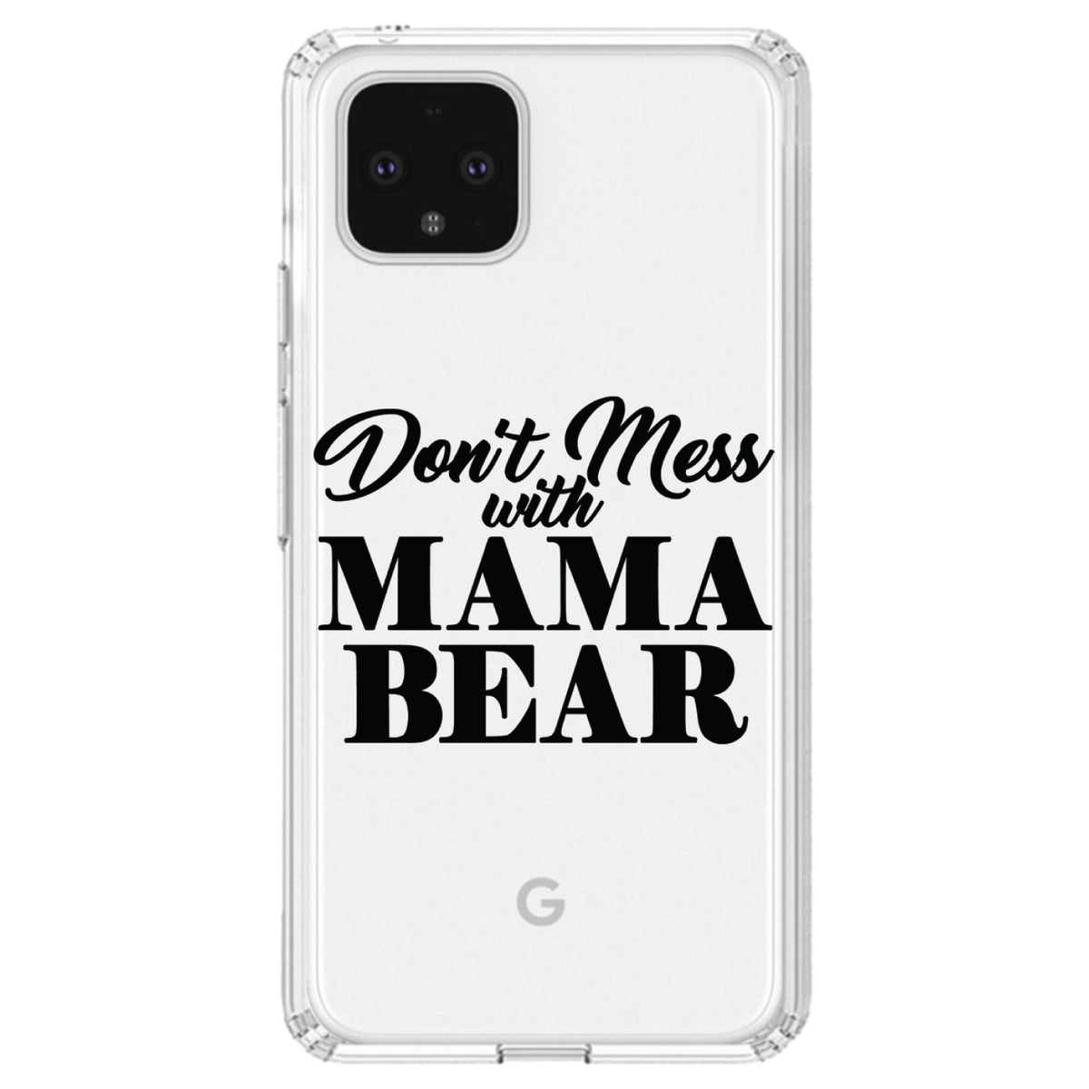 Don't Mess with MAMA BEAR Clear Shockproof iPhone Case, view 23