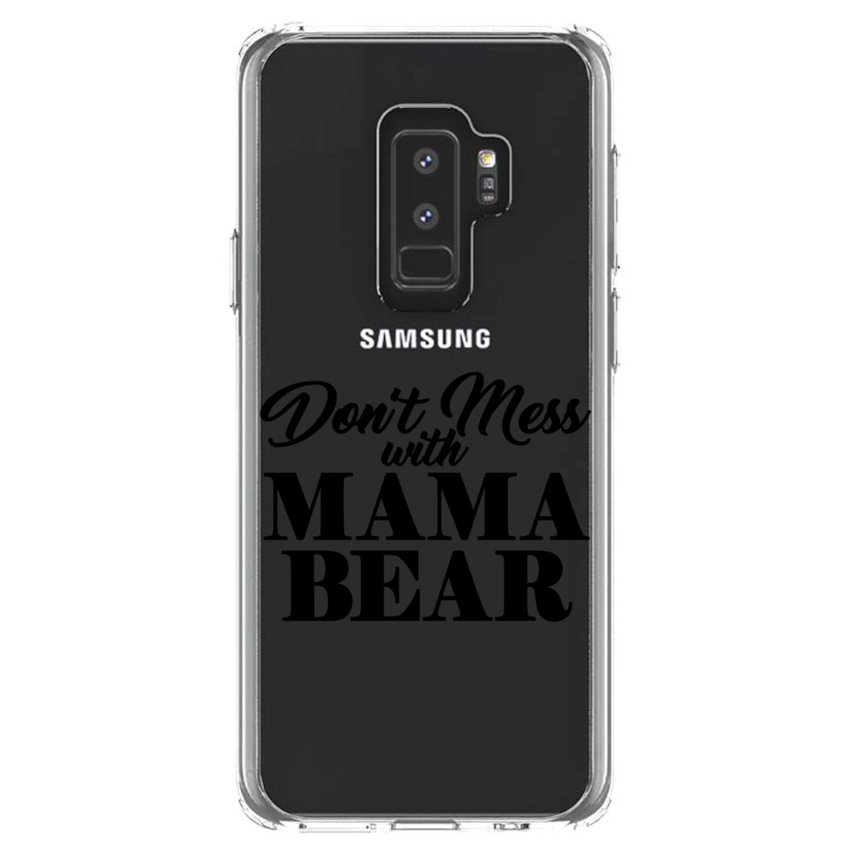 Don't Mess with MAMA BEAR Clear Shockproof iPhone Case, view 20