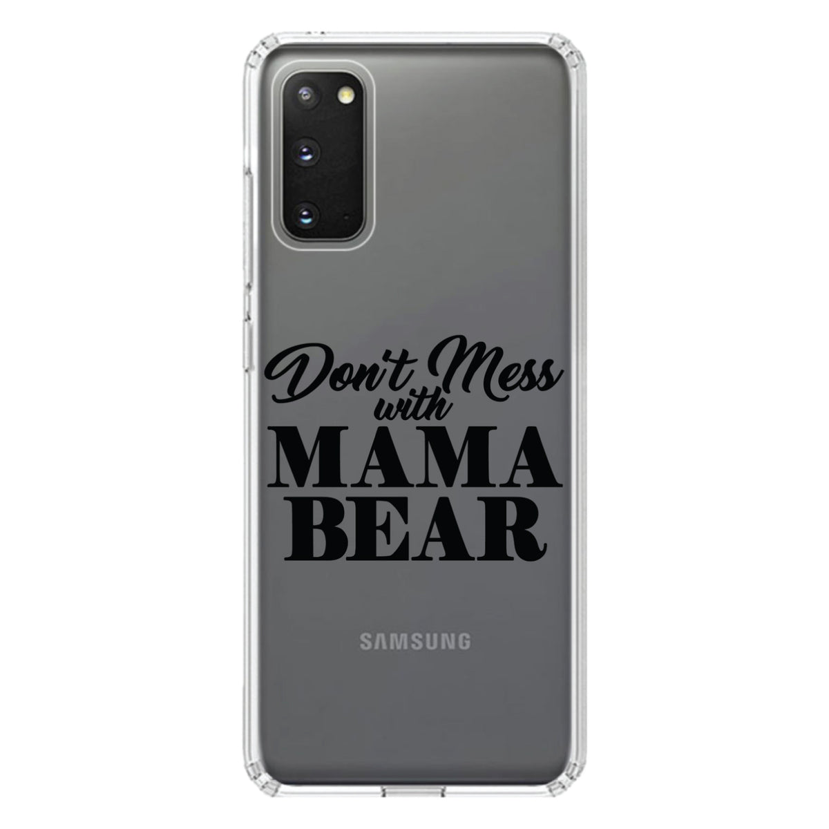 Don't Mess with MAMA BEAR Clear Shockproof iPhone Case, view 15