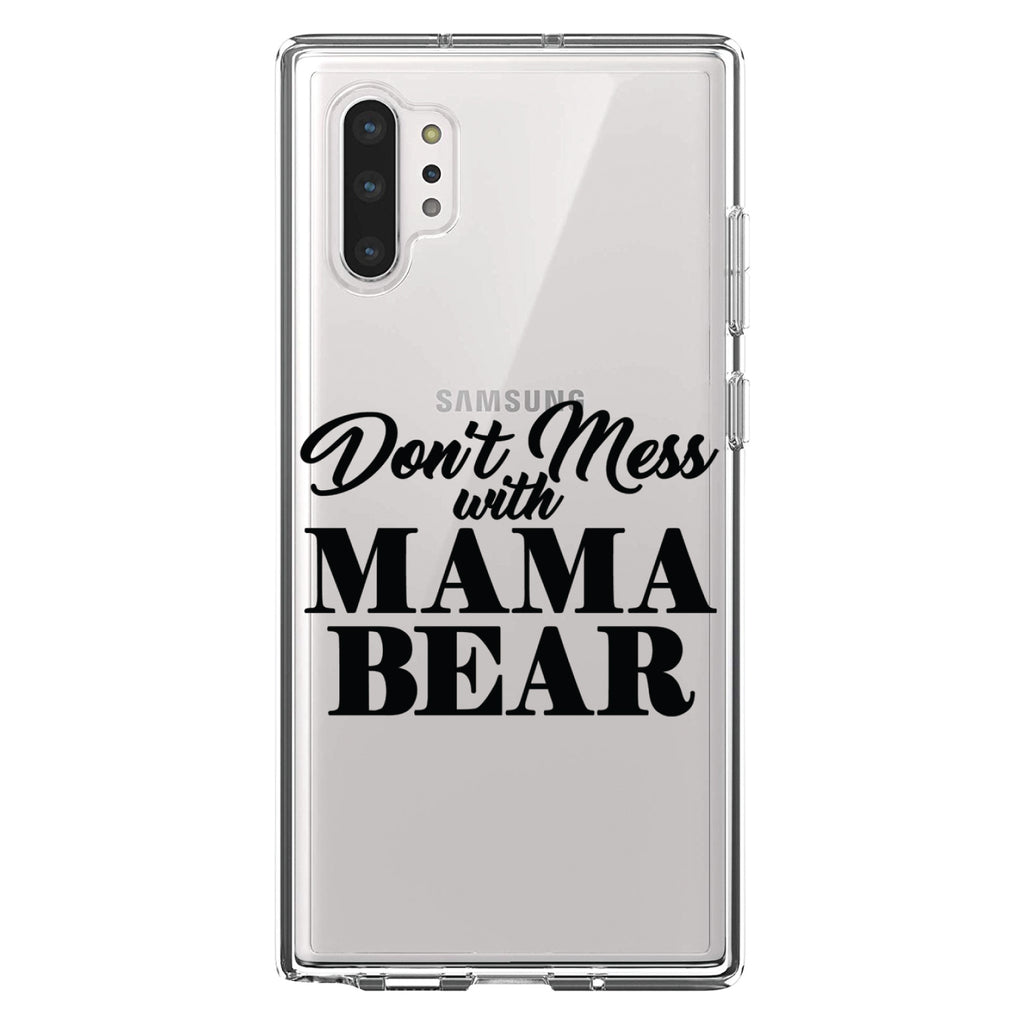 Don't Mess with MAMA BEAR Clear Shockproof iPhone Case, view 10