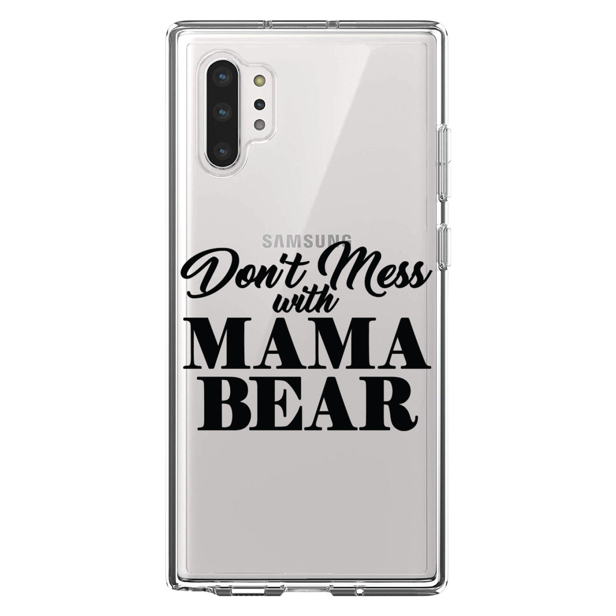 Don't Mess with MAMA BEAR Clear Shockproof iPhone Case, view 10