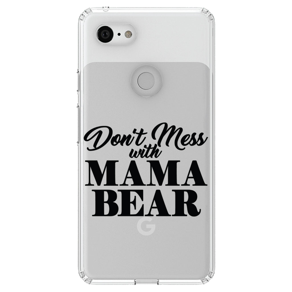 Don't Mess with MAMA BEAR Clear Shockproof iPhone Case, view 22
