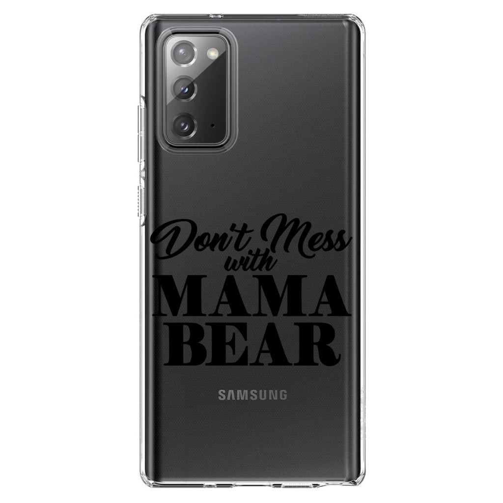 Don't Mess with MAMA BEAR Clear Shockproof iPhone Case, view 7