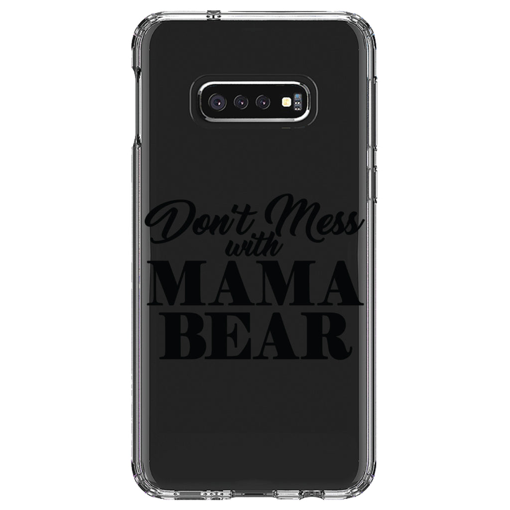 Don't Mess with MAMA BEAR Clear Shockproof iPhone Case, view 18