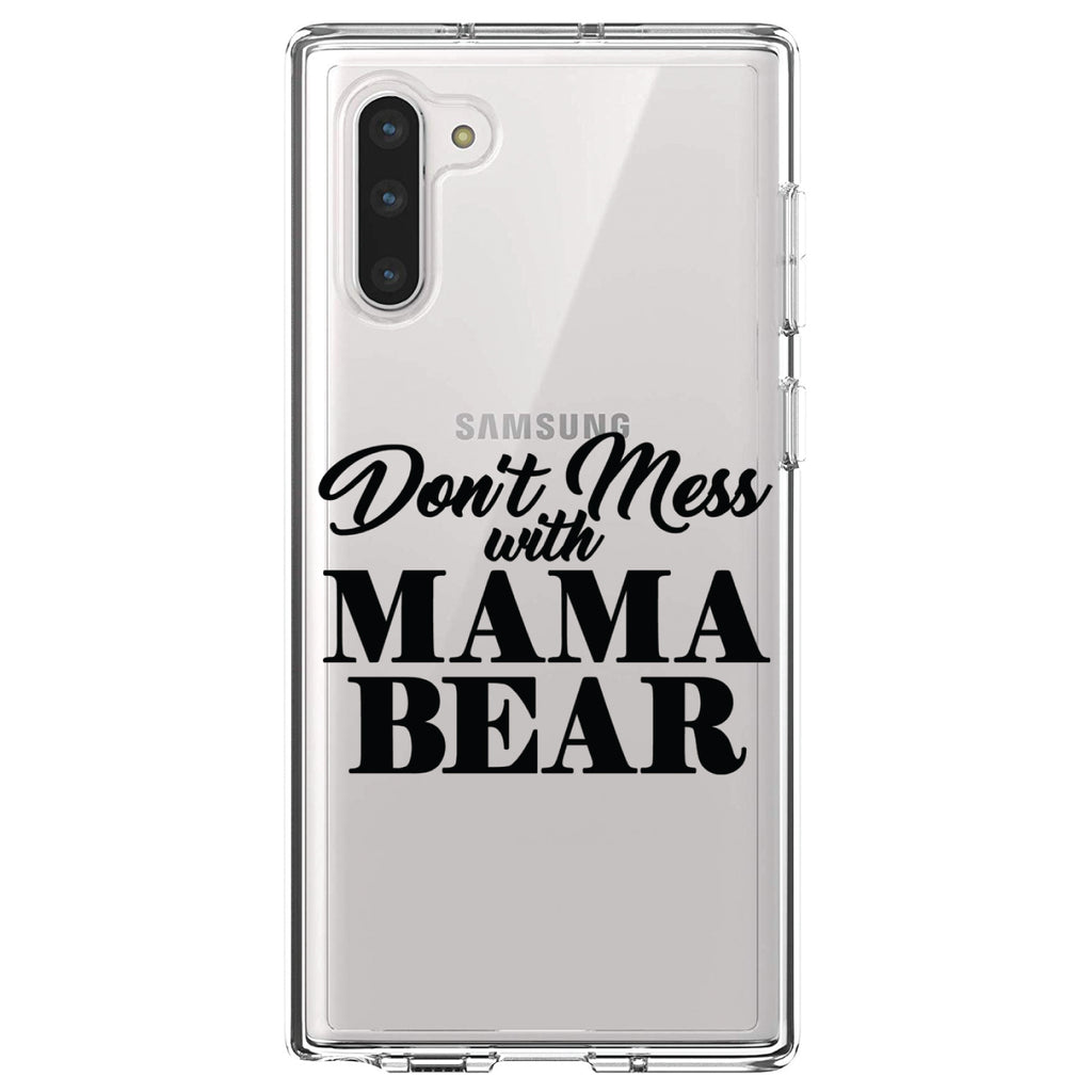 Don't Mess with MAMA BEAR Clear Shockproof iPhone Case, view 9