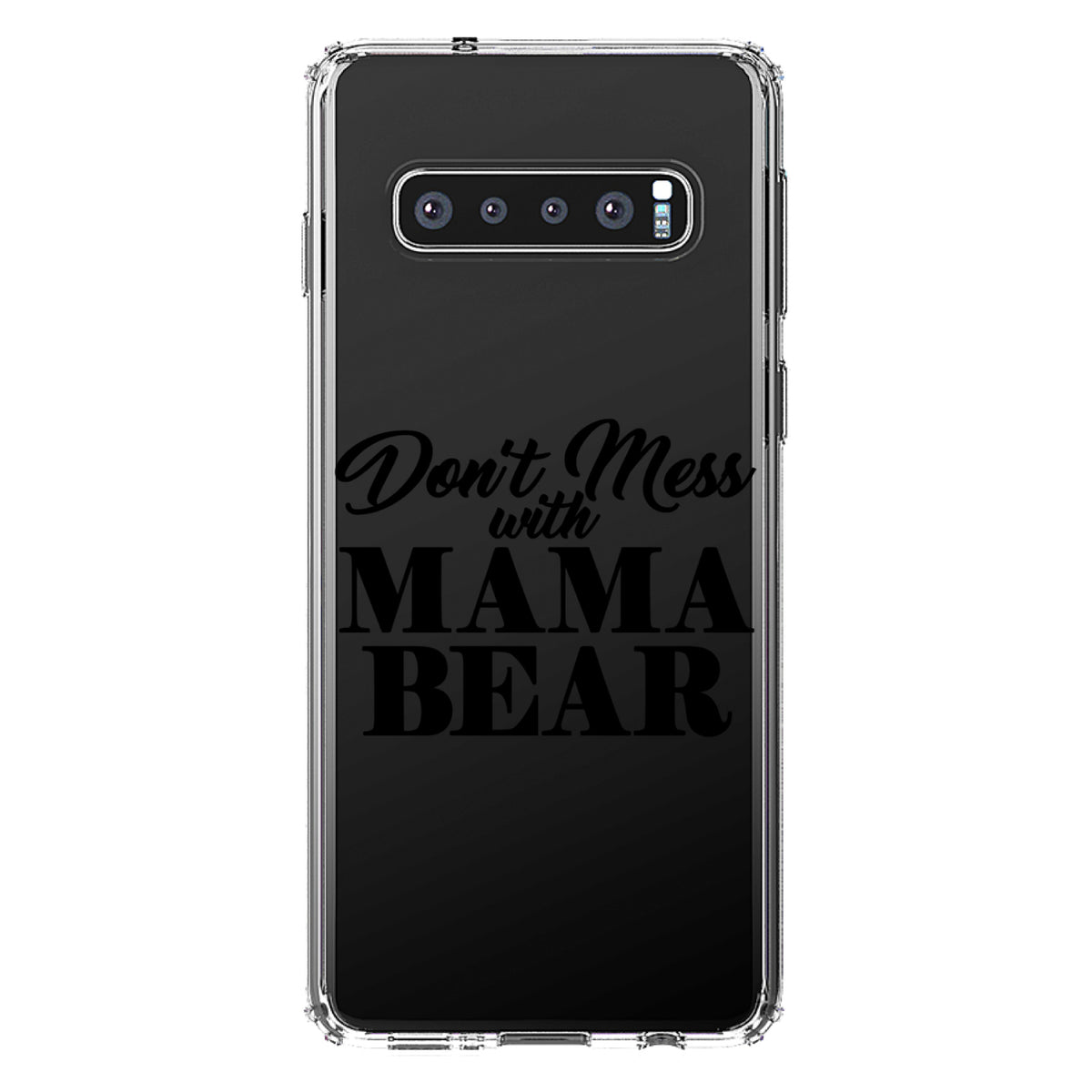 Don't Mess with MAMA BEAR Clear Shockproof iPhone Case, view 16
