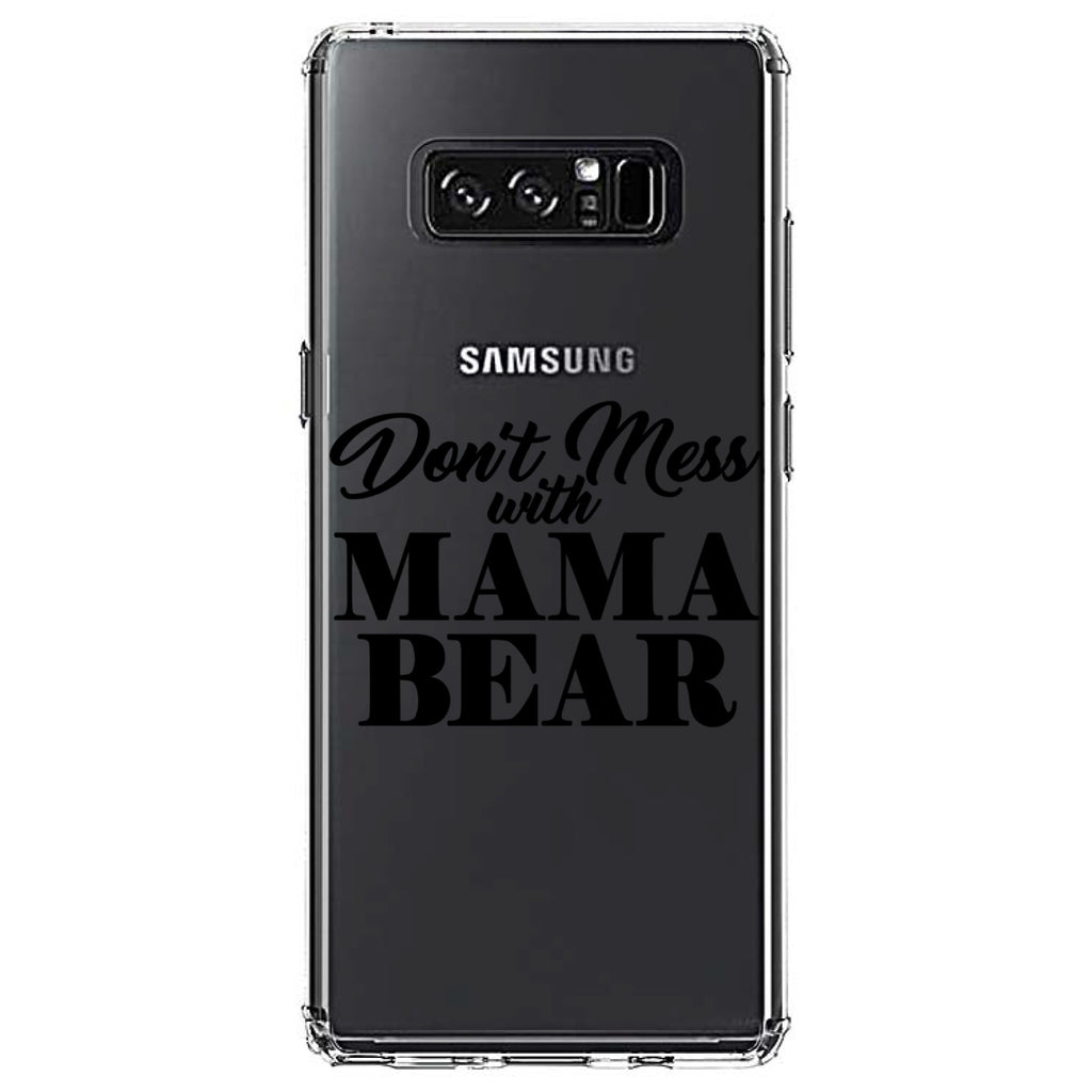 Don't Mess with MAMA BEAR Clear Shockproof iPhone Case, view 12