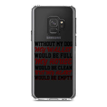 DistinctInk® Clear Shockproof Hybrid Case for Apple iPhone / Samsung Galaxy / Google Pixel - Without Dog, Wallet Full House Clean