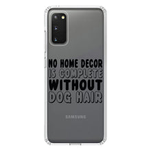 DistinctInk® Clear Shockproof Hybrid Case for Apple iPhone / Samsung Galaxy / Google Pixel - No Home Décor Complete without Dog Hair
