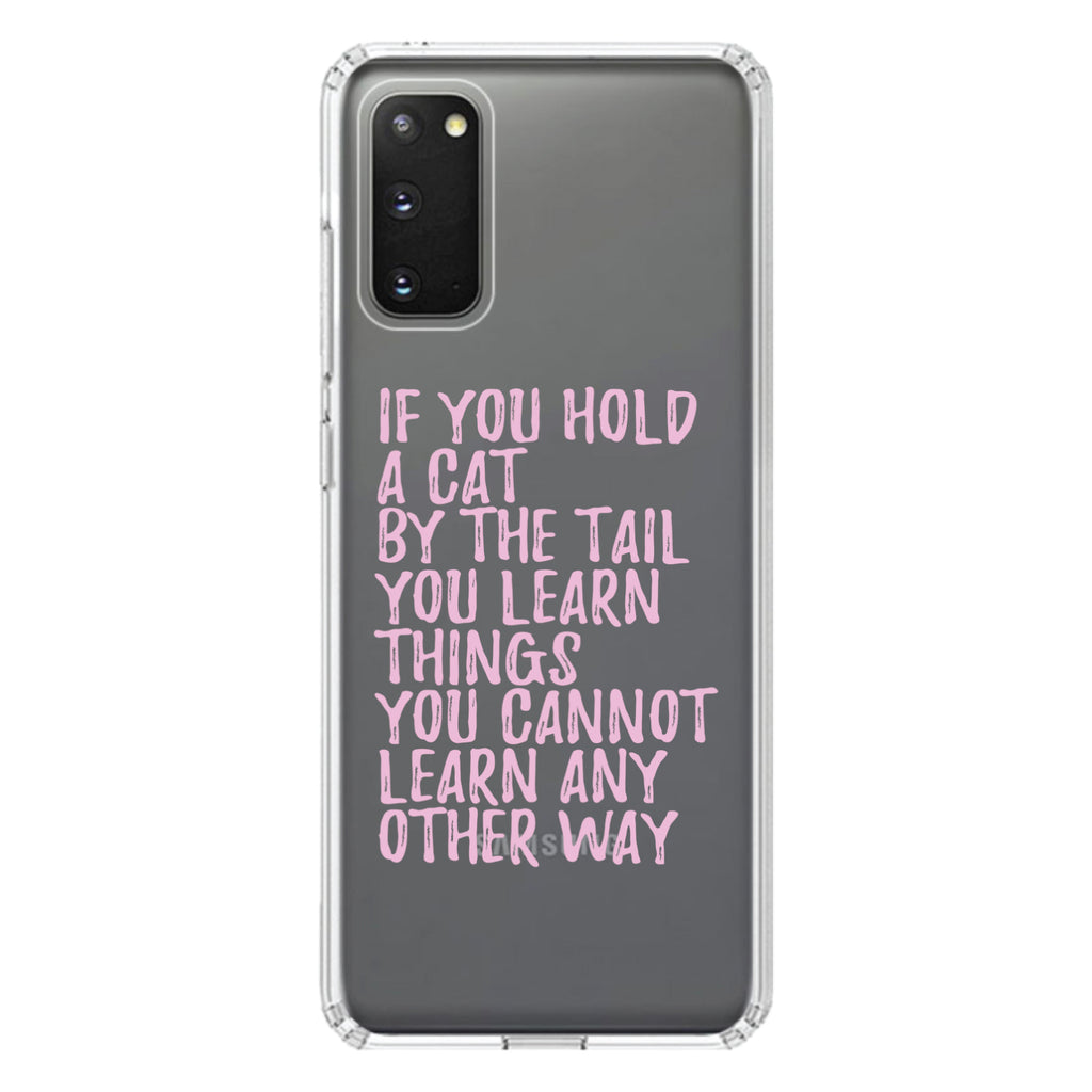Hold a Cat by the Tail, Learn Things Clear Shockproof iPhone Case, view 14