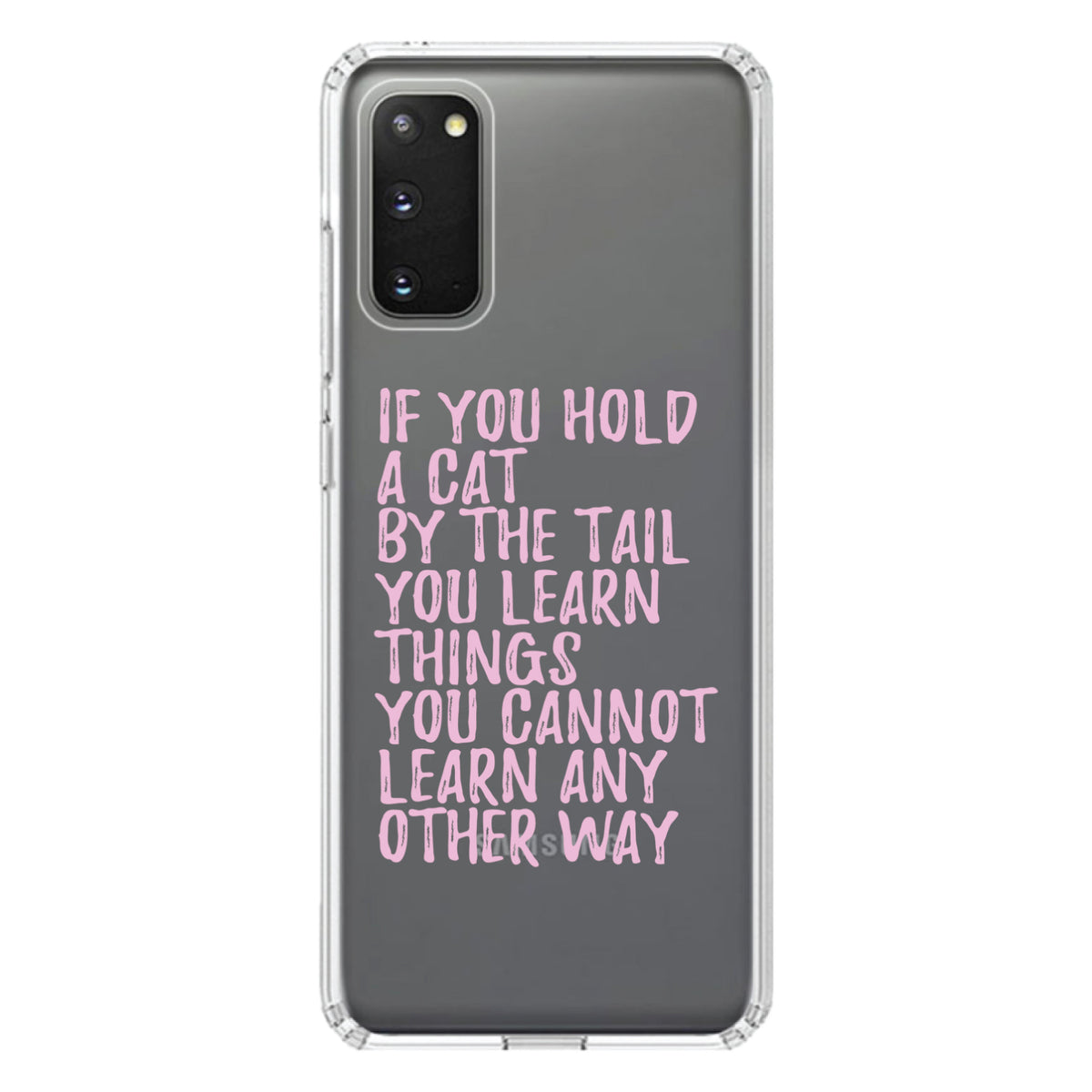 Hold a Cat by the Tail, Learn Things Clear Shockproof iPhone Case, view 14