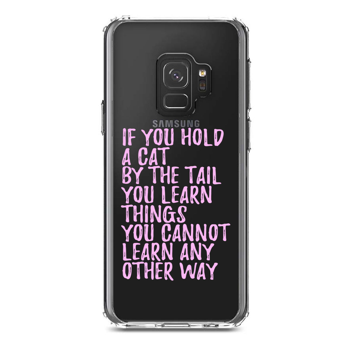 Hold a Cat by the Tail, Learn Things Clear Shockproof iPhone Case, view 19
