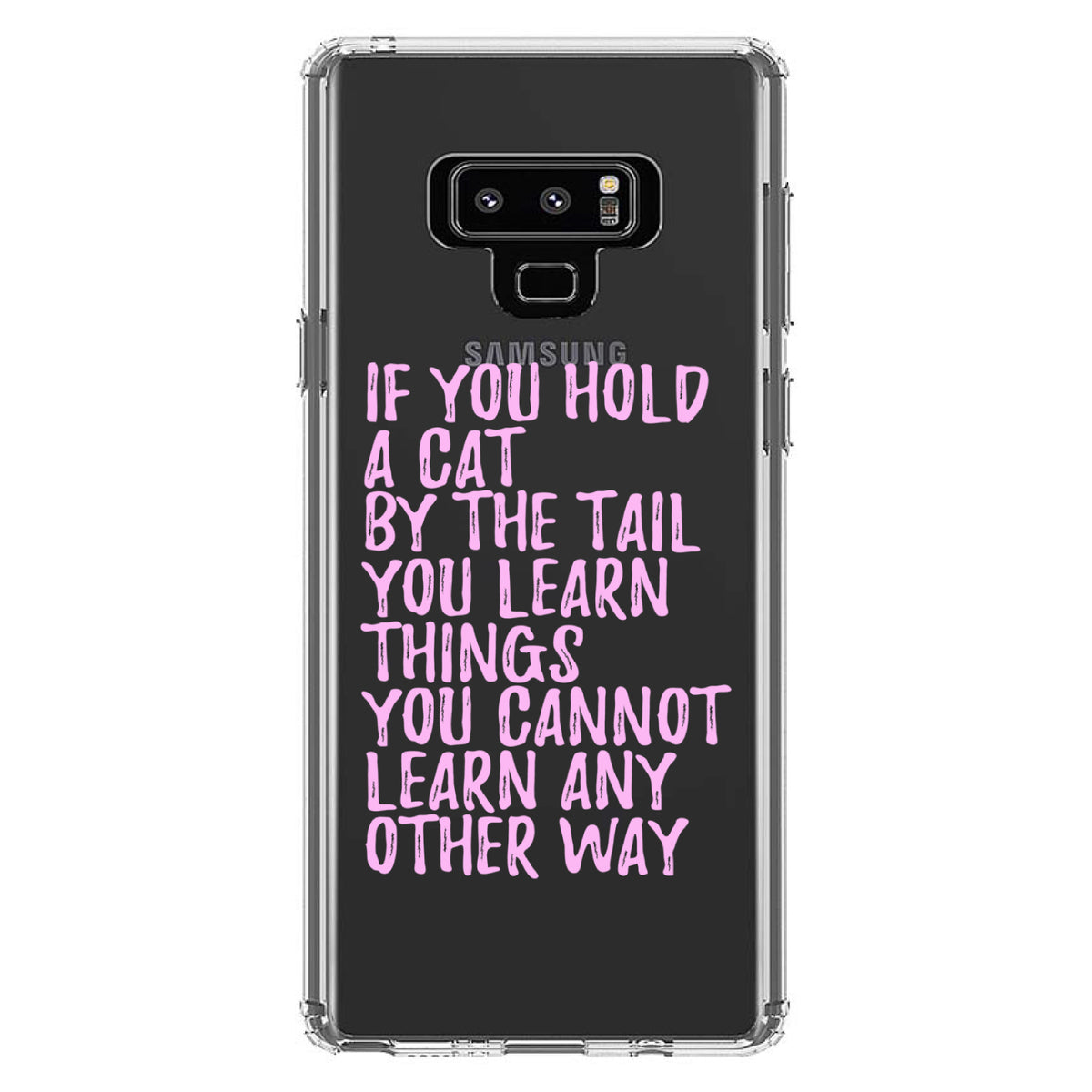 Hold a Cat by the Tail, Learn Things Clear Shockproof iPhone Case, view 11
