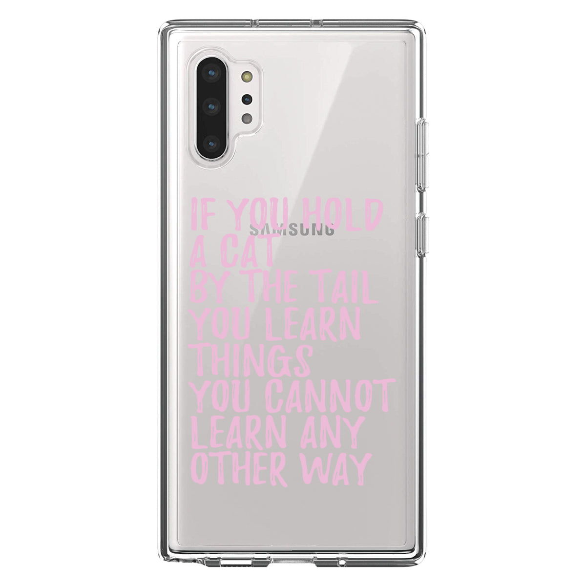 Hold a Cat by the Tail, Learn Things Clear Shockproof iPhone Case, view 10