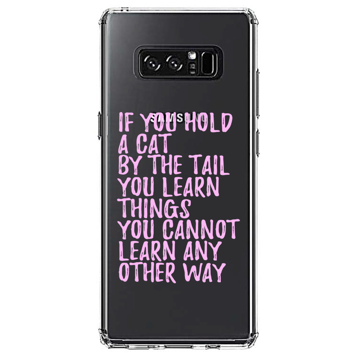 Hold a Cat by the Tail, Learn Things Clear Shockproof iPhone Case, view 12