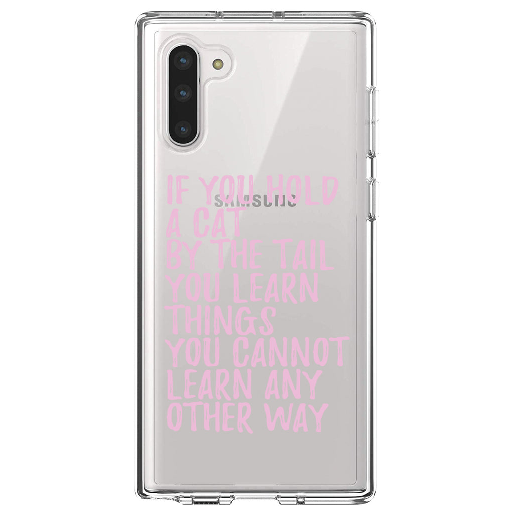 Hold a Cat by the Tail, Learn Things Clear Shockproof iPhone Case, view 9