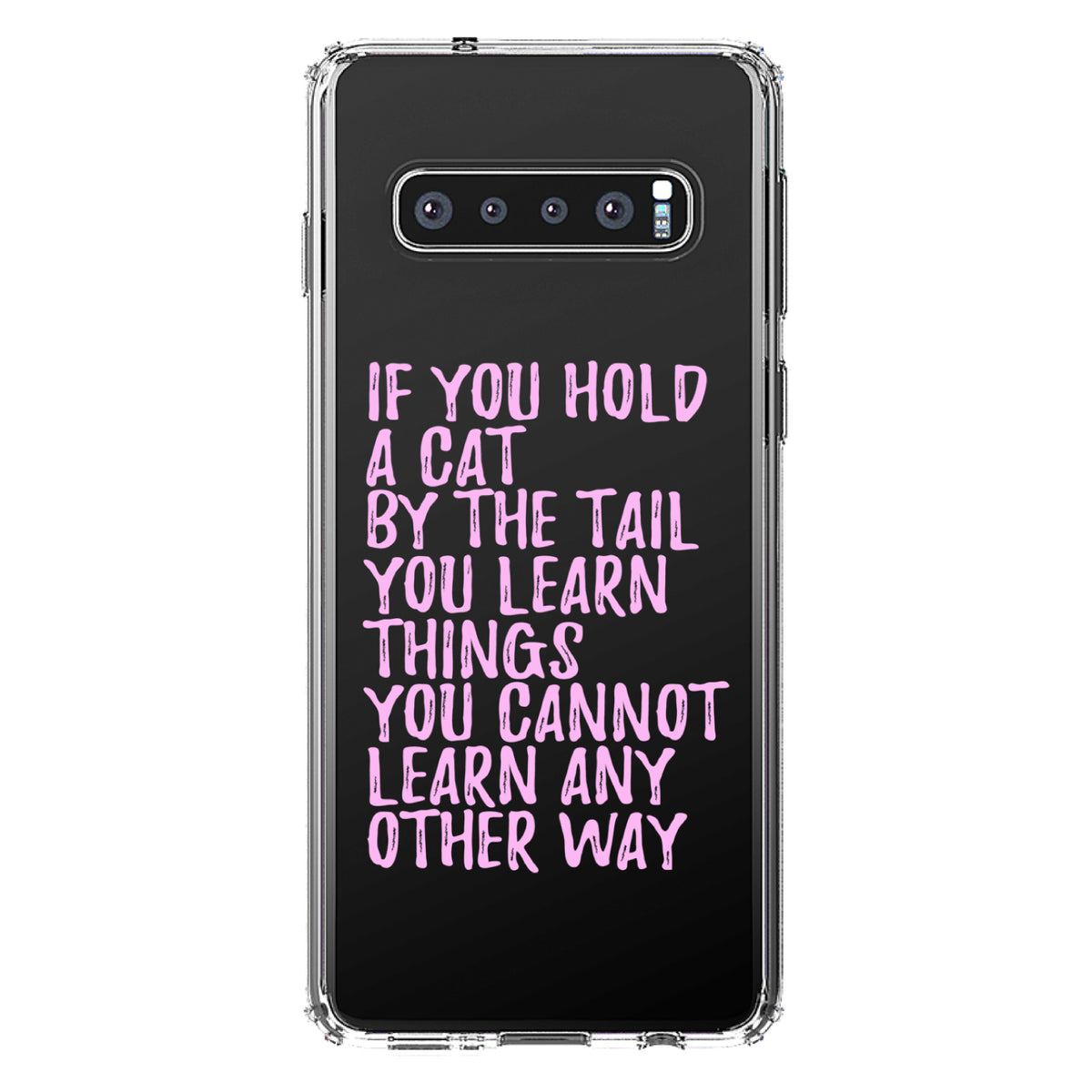 Hold a Cat by the Tail, Learn Things Clear Shockproof iPhone Case, view 17