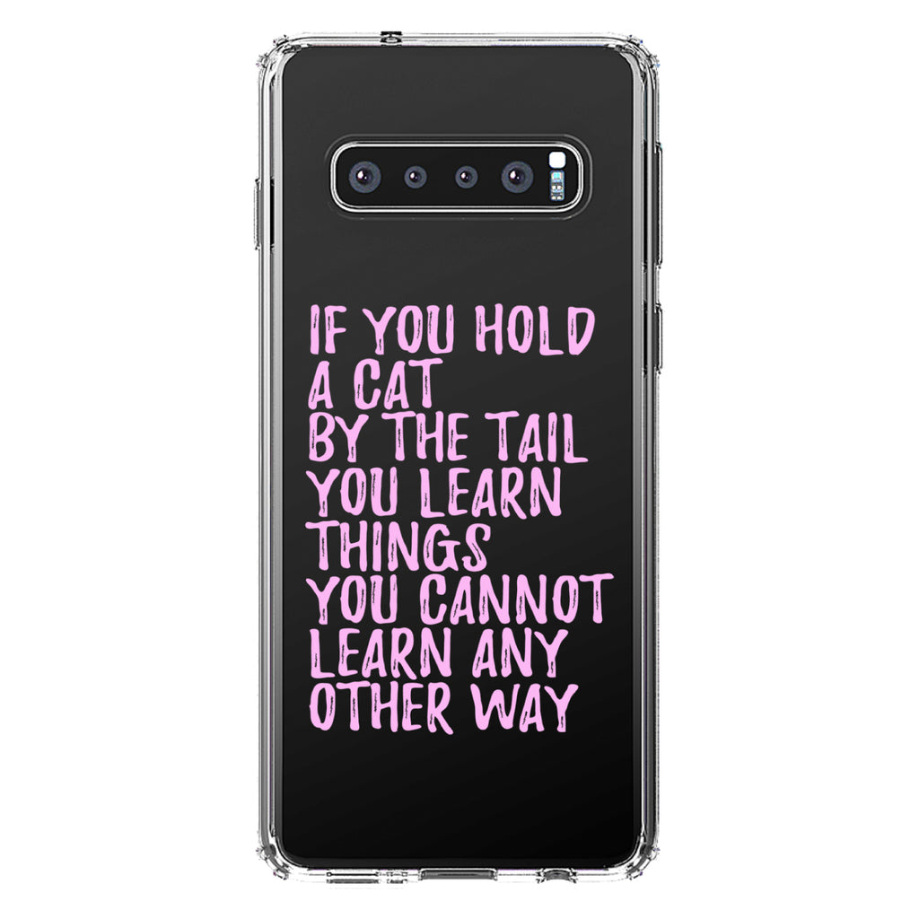 Hold a Cat by the Tail, Learn Things Clear Shockproof iPhone Case, view 16