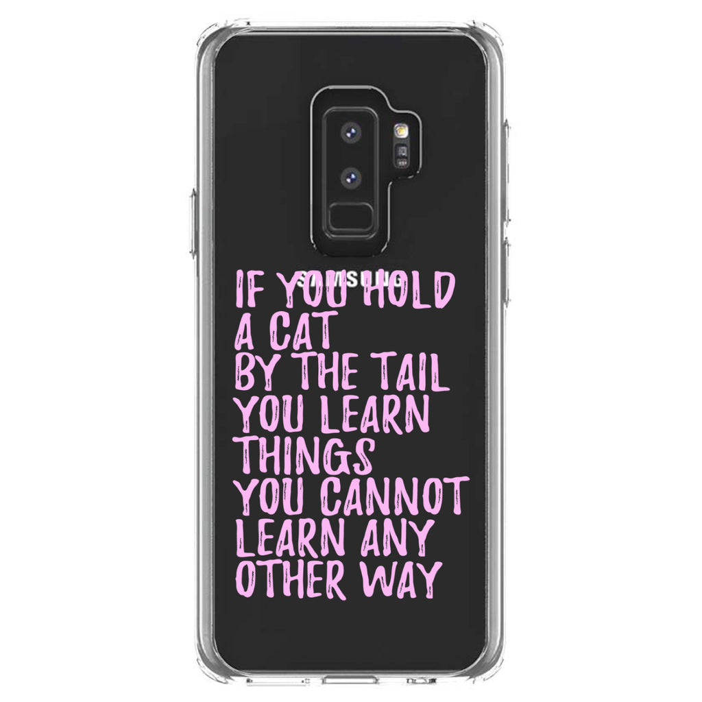 Hold a Cat by the Tail, Learn Things Clear Shockproof iPhone Case, view 20
