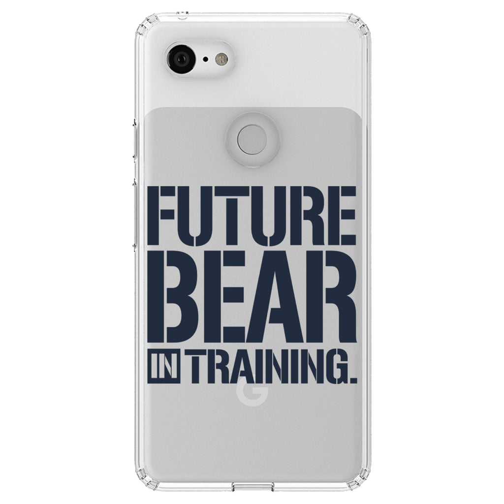 Future Bear in Training Clear Shockproof iPhone Case, view 21