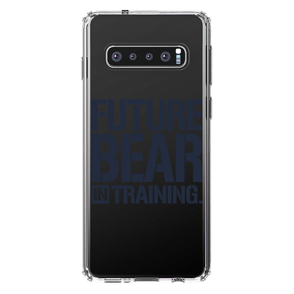 Future Bear in Training Clear Shockproof iPhone Case, view 17