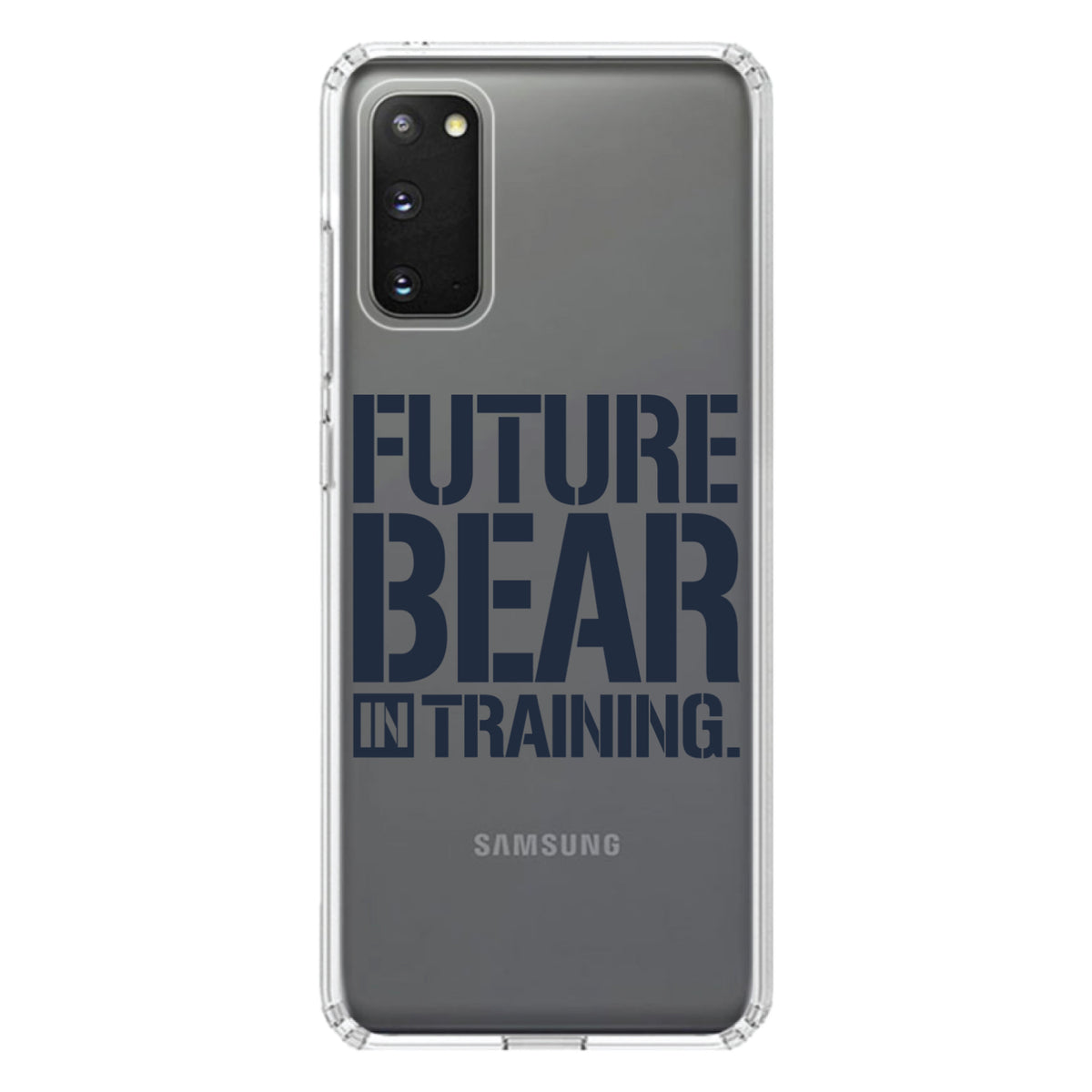 Future Bear in Training Clear Shockproof iPhone Case, view 13
