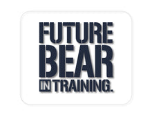 DistinctInk Custom Foam Rubber Mouse Pad - 1/4" Thick - Future Bear in Training