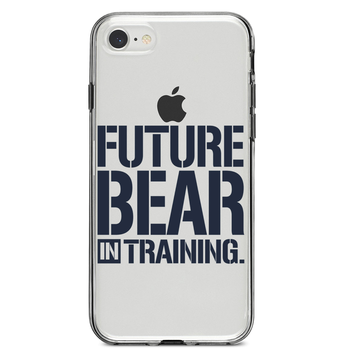 Future Bear in Training Clear Shockproof iPhone Case, view 5