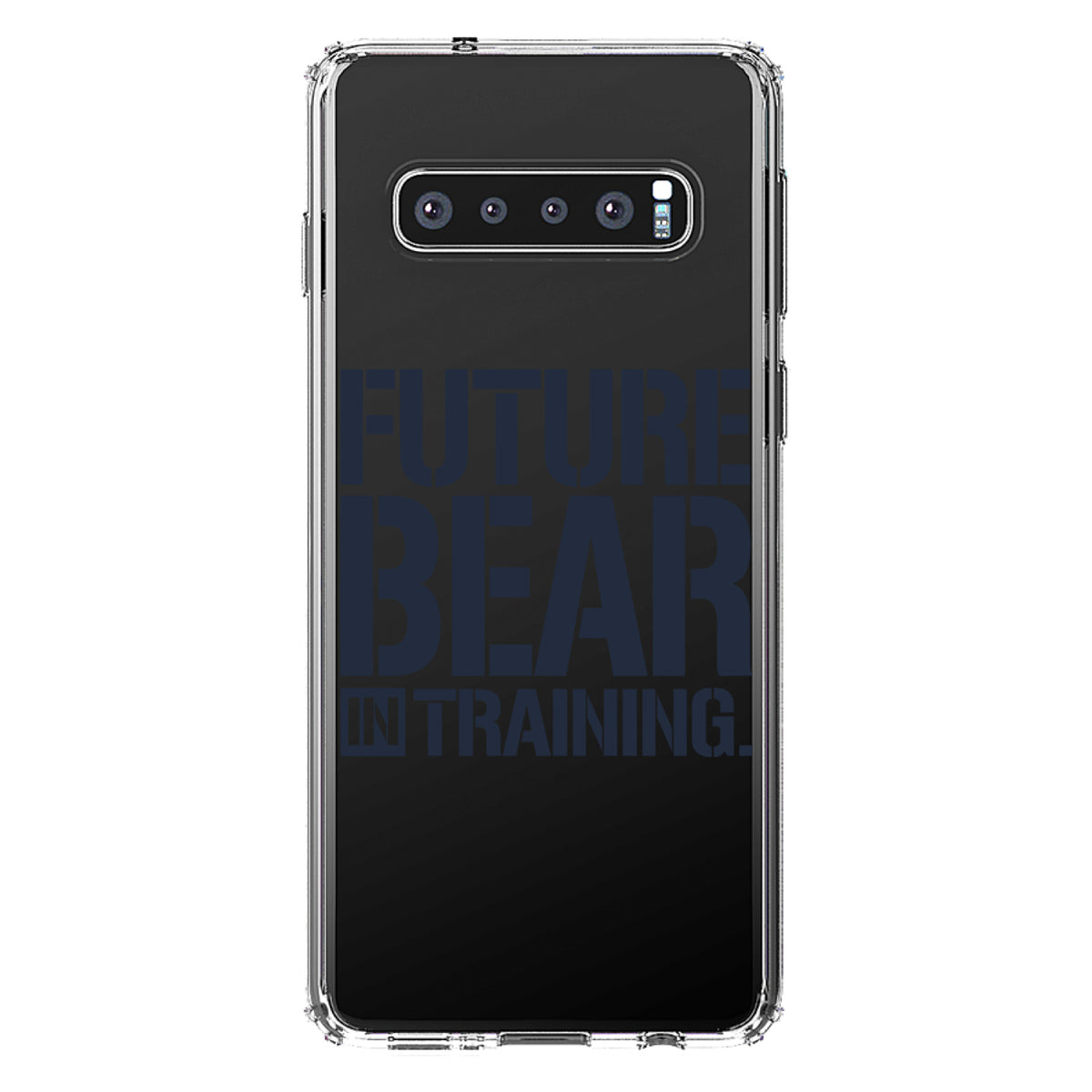 Future Bear in Training Clear Shockproof iPhone Case, view 16