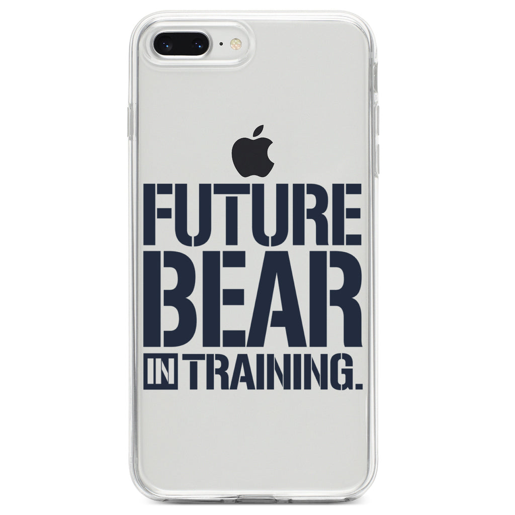 Future Bear in Training Clear Shockproof iPhone Case, view 6