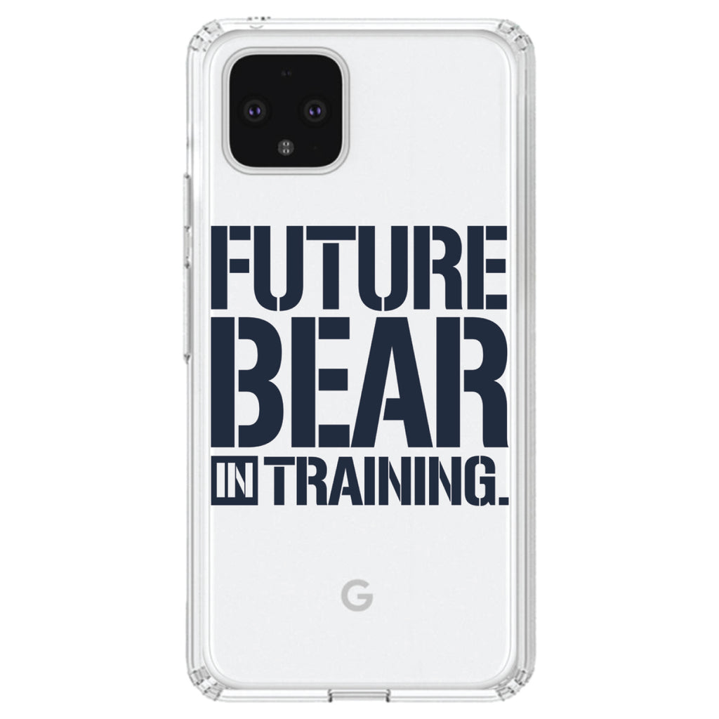 Future Bear in Training Clear Shockproof iPhone Case, view 23