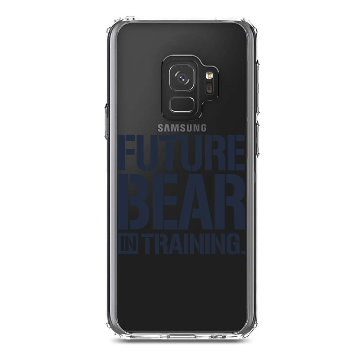 Future Bear in Training Clear Shockproof iPhone Case, view 19