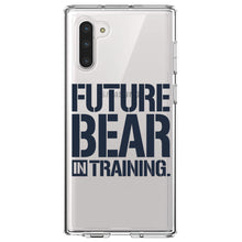 DistinctInk® Clear Shockproof Hybrid Case for Apple iPhone / Samsung Galaxy / Google Pixel - Future Bear in Training