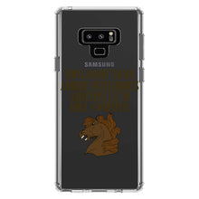 DistinctInk® Clear Shockproof Hybrid Case for Apple iPhone / Samsung Galaxy / Google Pixel - Can't Train Horse with Shouts & Expect Whisper