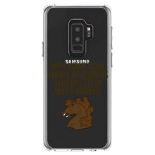 DistinctInk® Clear Shockproof Hybrid Case for Apple iPhone / Samsung Galaxy / Google Pixel - Can't Train Horse with Shouts & Expect Whisper