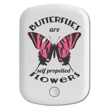 DistinctInk Magnetic Battery Pack, Wireless Portable Charger with USB-C Cable, Compatible with MagSafe iPhone 14 / 13 / 12 Series - Butterflies are Self Propelled Flowers