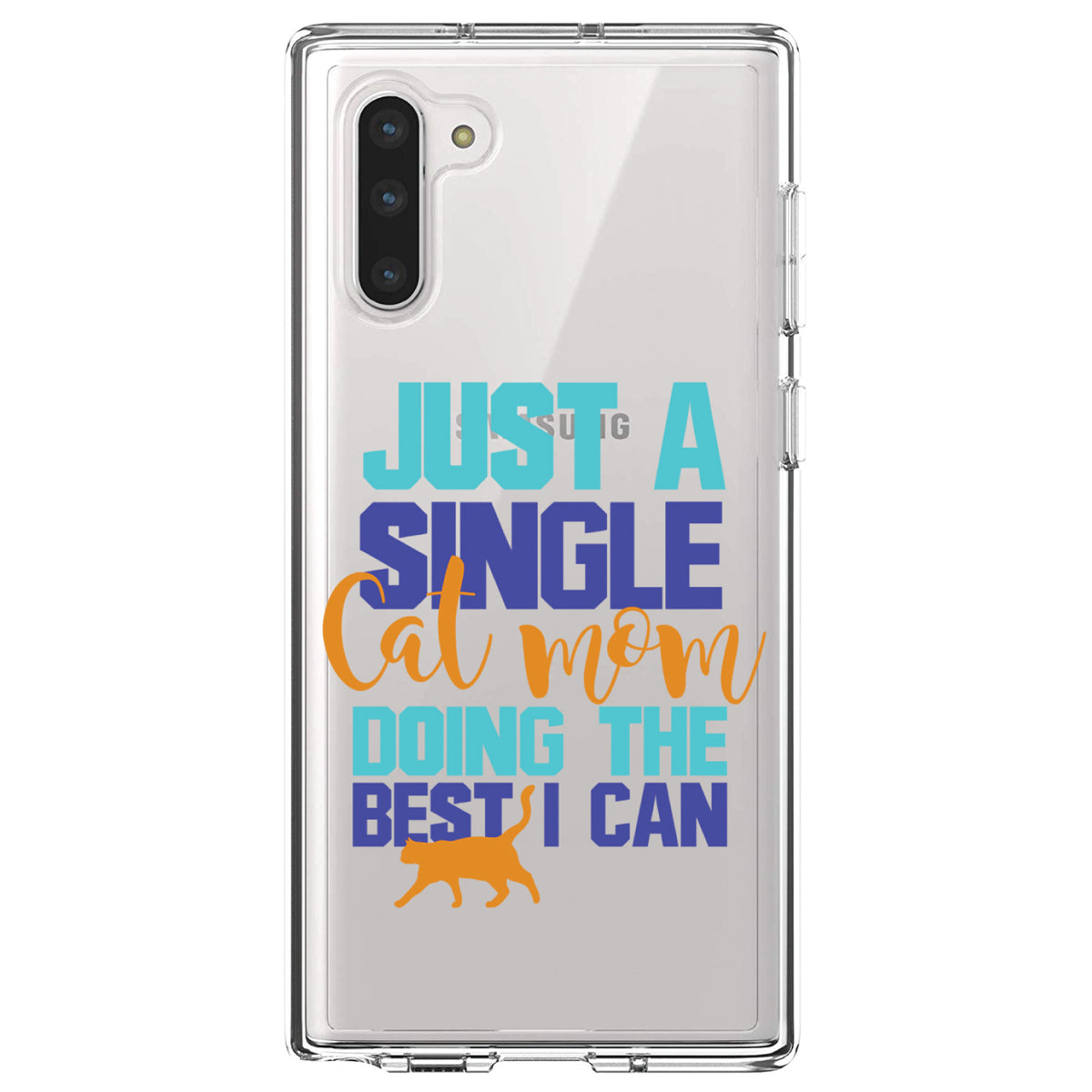 Just a Single Cat Mom Doing The Best Clear Shockproof iPhone Case, view 9