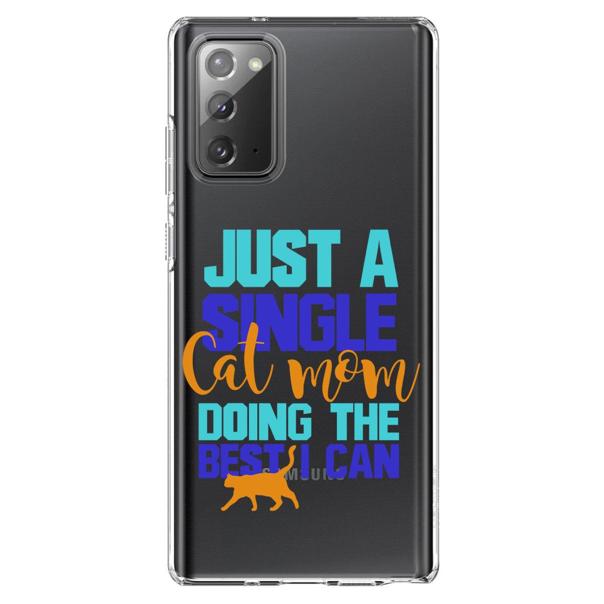 Just a Single Cat Mom Doing The Best Clear Shockproof iPhone Case, view 7