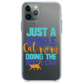 Just a Single Cat Mom Doing The Best Clear Shockproof iPhone Case