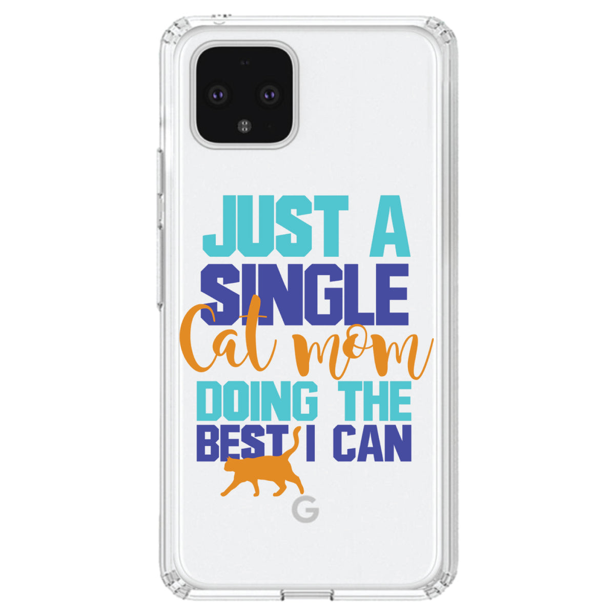 Just a Single Cat Mom Doing The Best Clear Shockproof iPhone Case, view 23