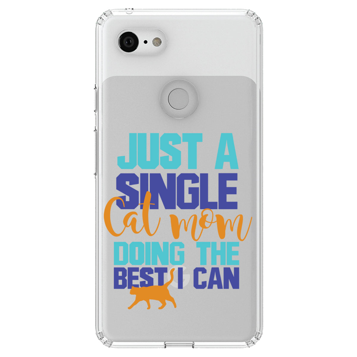 Just a Single Cat Mom Doing The Best Clear Shockproof iPhone Case, view 22