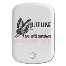 DistinctInk Magnetic Battery Pack, Wireless Portable Charger with USB-C Cable, Compatible with MagSafe iPhone 14 / 13 / 12 Series - Like a Butterfly, Awaken in My Own Time