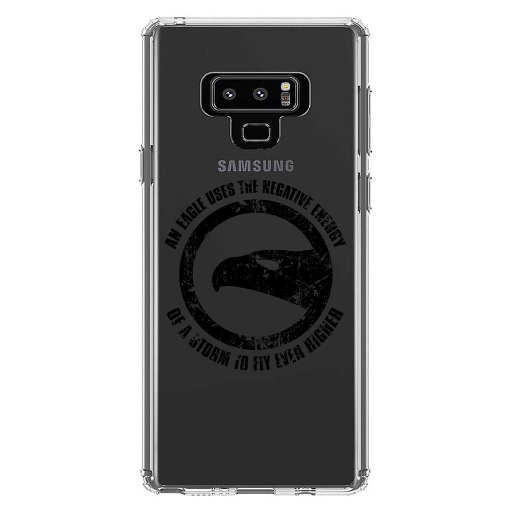 Eagle Uses Negative Energy to Fly Higher Clear Shockproof iPhone Case, view 11