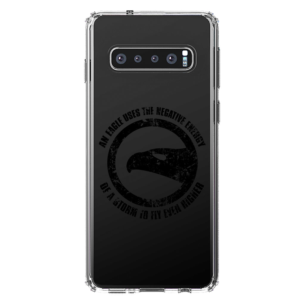 Eagle Uses Negative Energy to Fly Higher Clear Shockproof iPhone Case, view 17