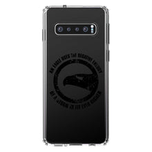 DistinctInk® Clear Shockproof Hybrid Case for Apple iPhone / Samsung Galaxy / Google Pixel - Eagle Uses Negative Energy to Fly Higher